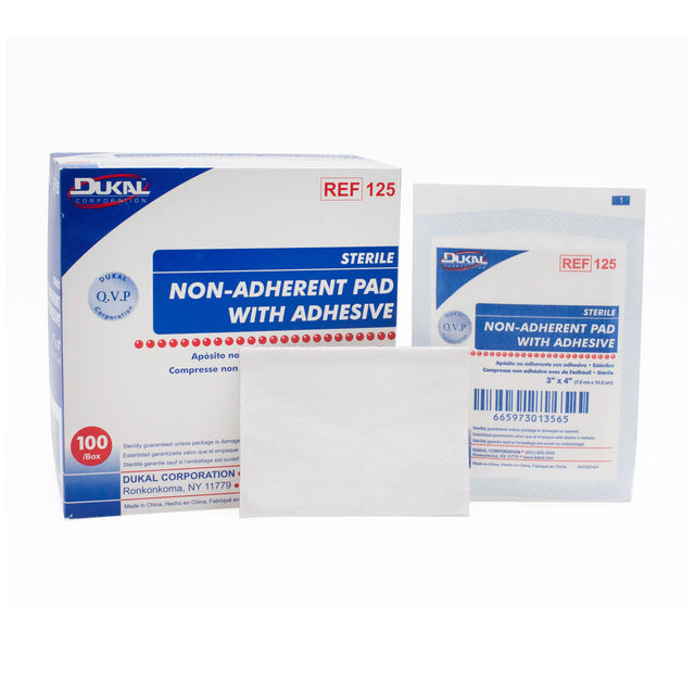 DUKAL NON-ADHERENT PADS - 125