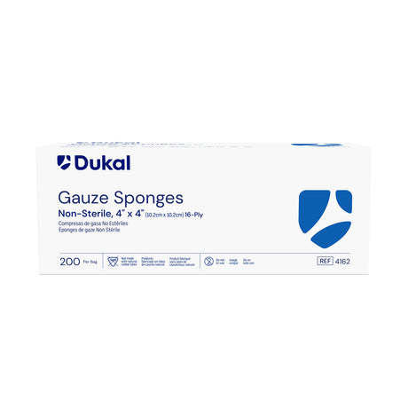 DUKAL WOVEN COTTON GAUZE SPONGES - 4162