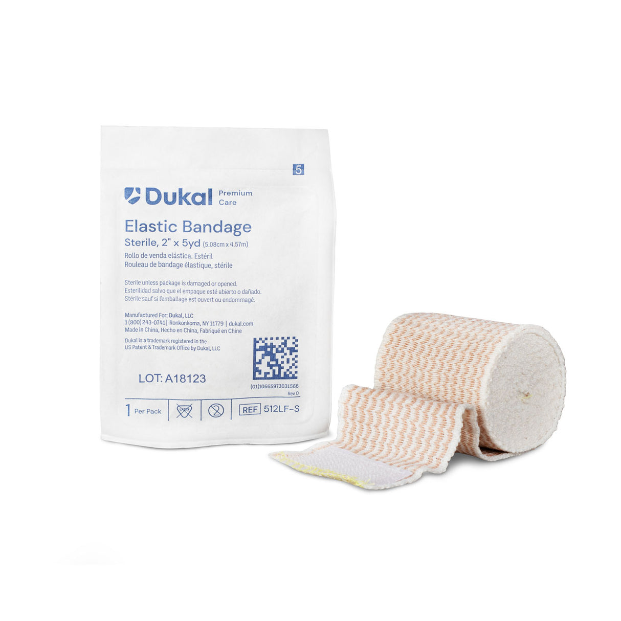 DUKAL ELASTIC BANDAGE - 512LF-S