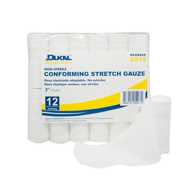 DUKAL BASIC CONFORMING STRETCH GAUZE - 8518