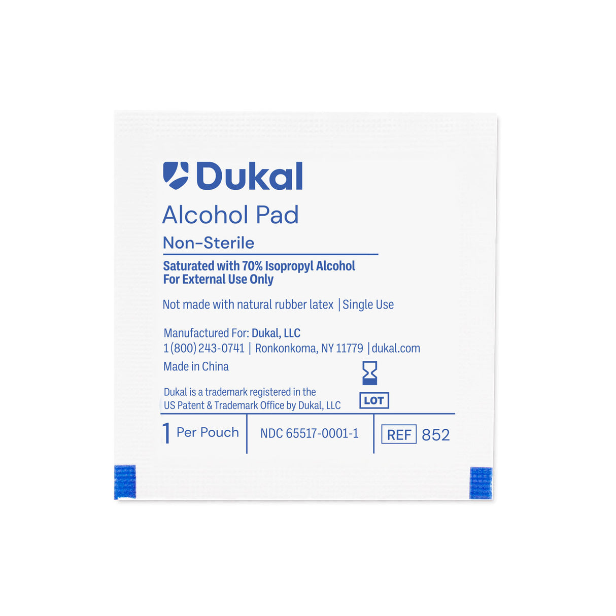 DUKAL ALCOHOL PADS - 852-1000