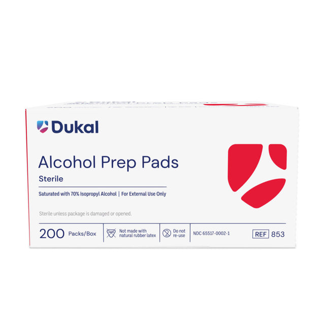 DUKAL ALCOHOL PADS - 853