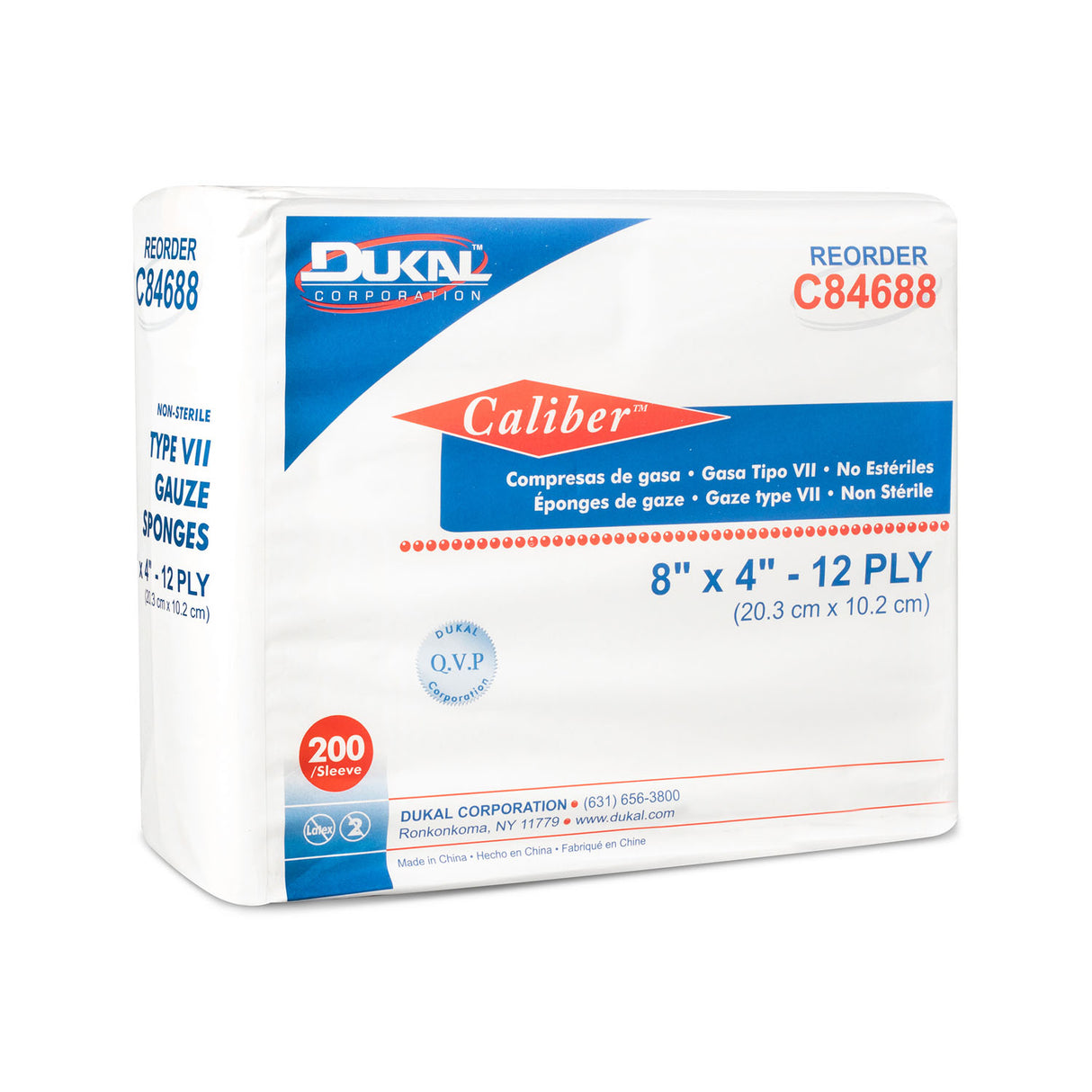 DUKAL CALIBER™ GAUZE SPONGES - C84688