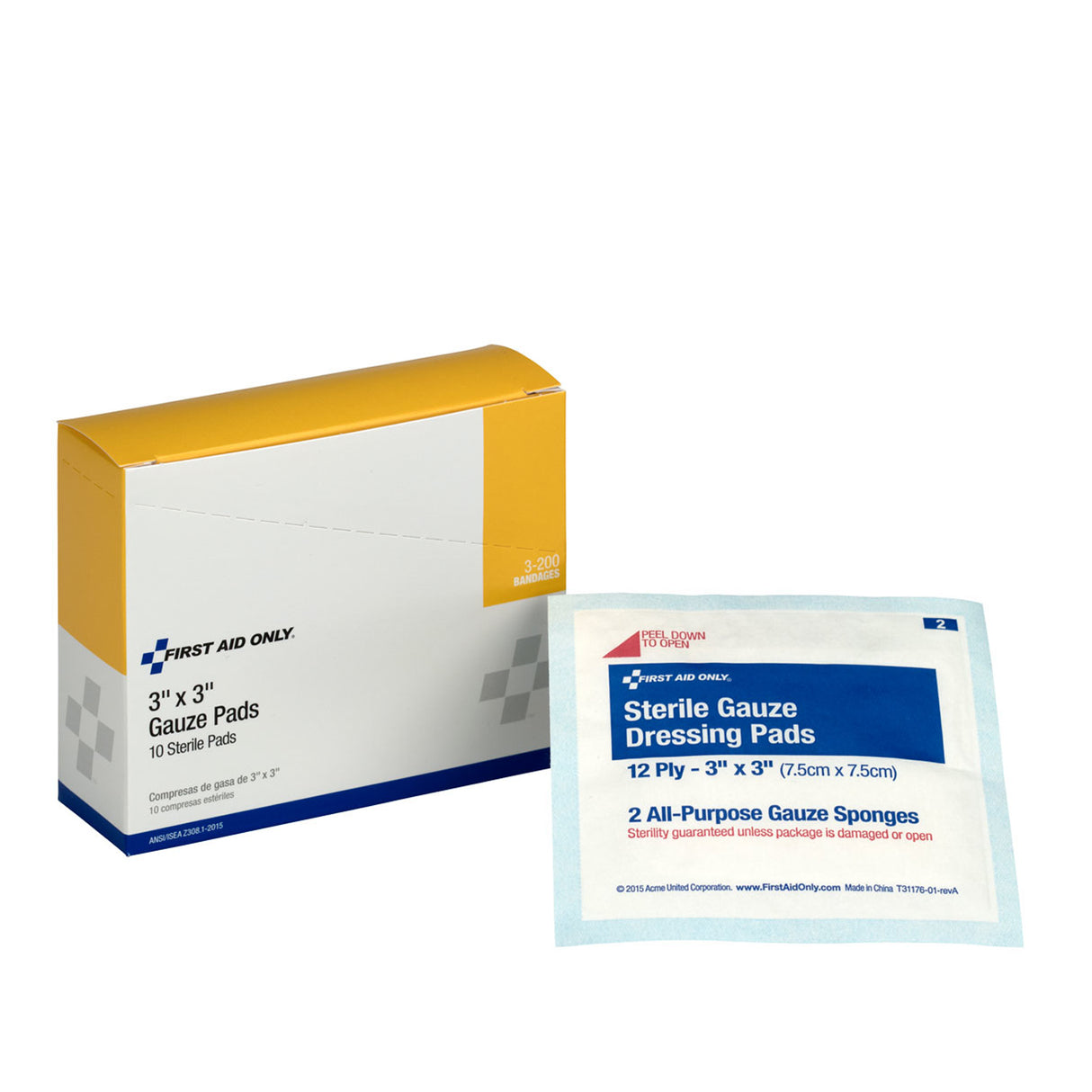 FIRST AID ONLY/ACME UNITED WOUND CARE - 3-200