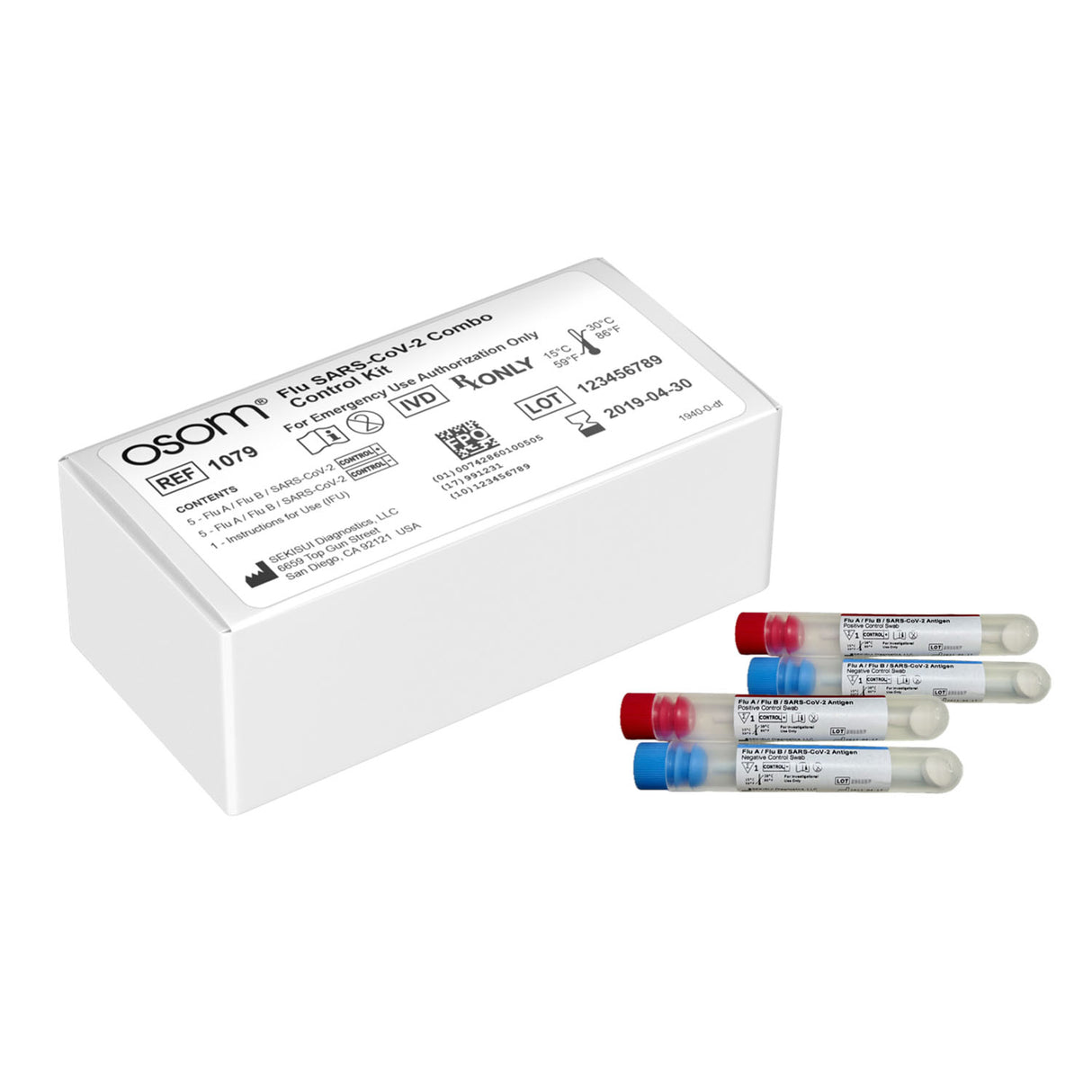 SEKISUI OSOM® FLU SARS-COV-2 COMBO TEST - 1079