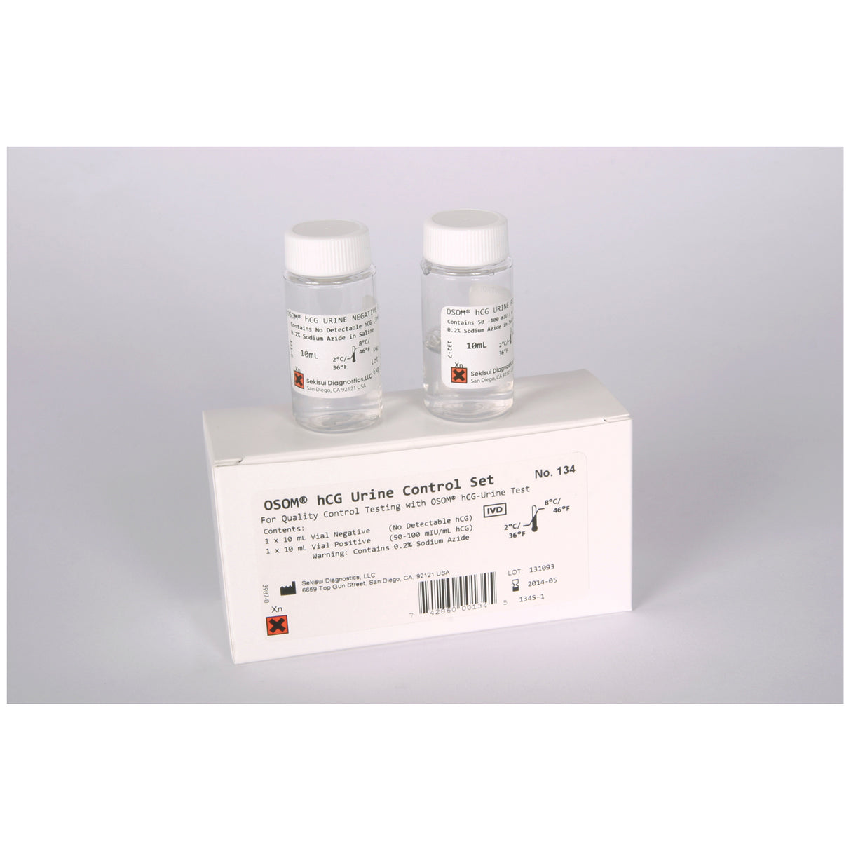 SEKISUI OSOM® HCG URINE CONTROL SET - 134