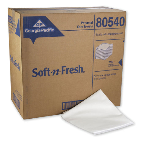 GEORGIA-PACIFIC SOFT-N-FRESH® PATIENT CARE AIRLAID DISPOSABLE BATH TOWELS - 80540