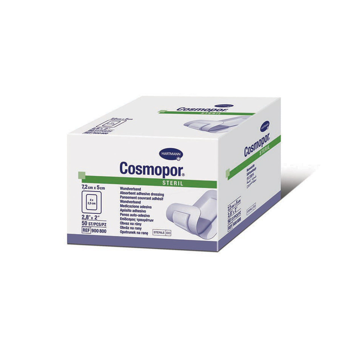 HARTMANN USA COSMOPOR® STERILE LF ADHESIVE WOUND DRESSING - 900800