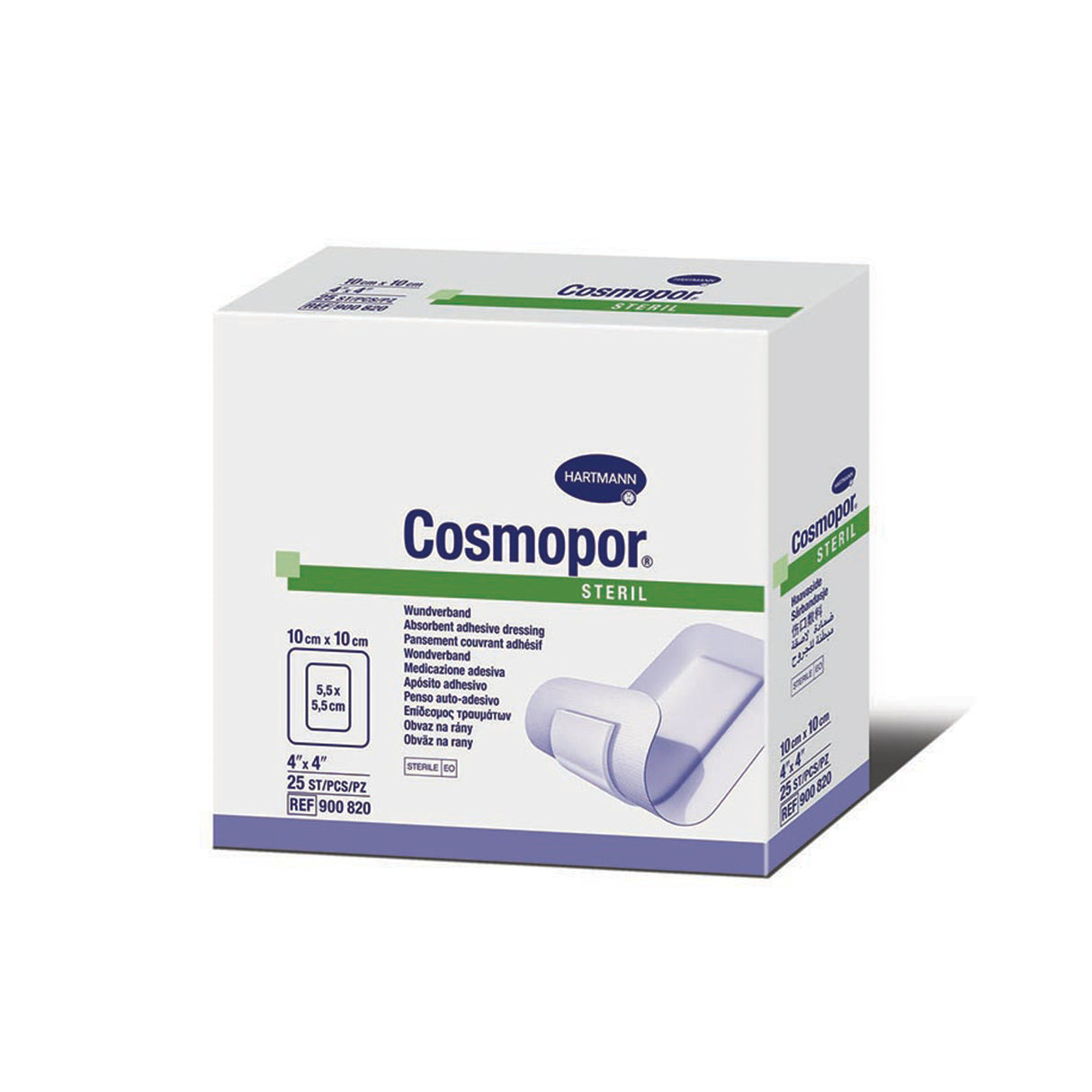 HARTMANN USA COSMOPOR® STERILE LF ADHESIVE WOUND DRESSING - 900820