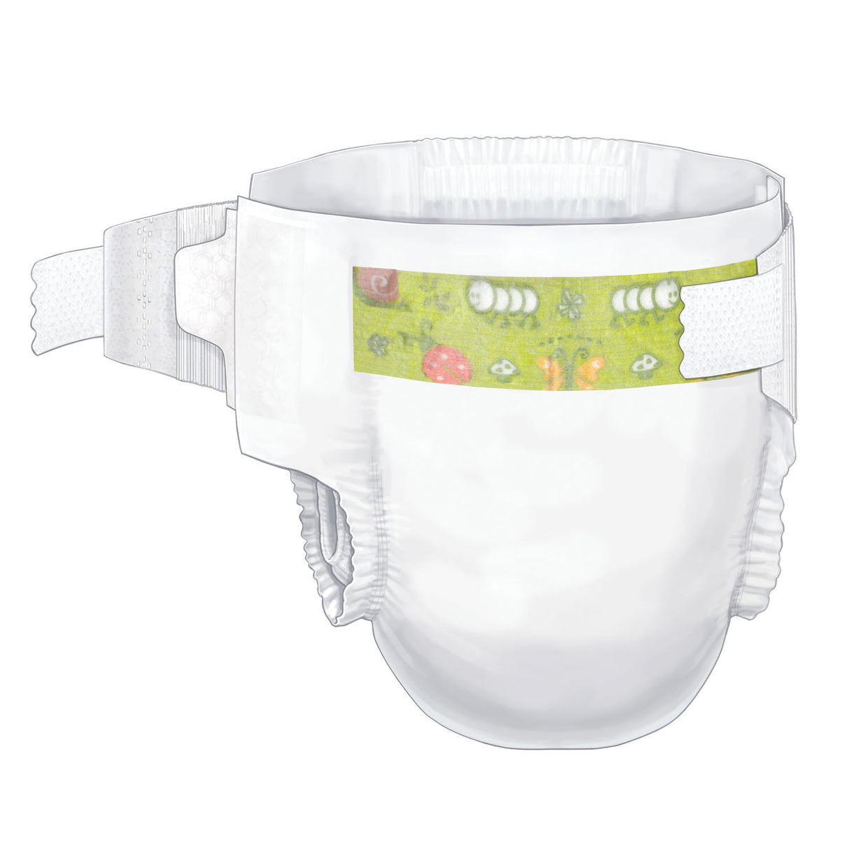 CARDINAL HEALTH CURITY™ BABY DIAPER - 80058A