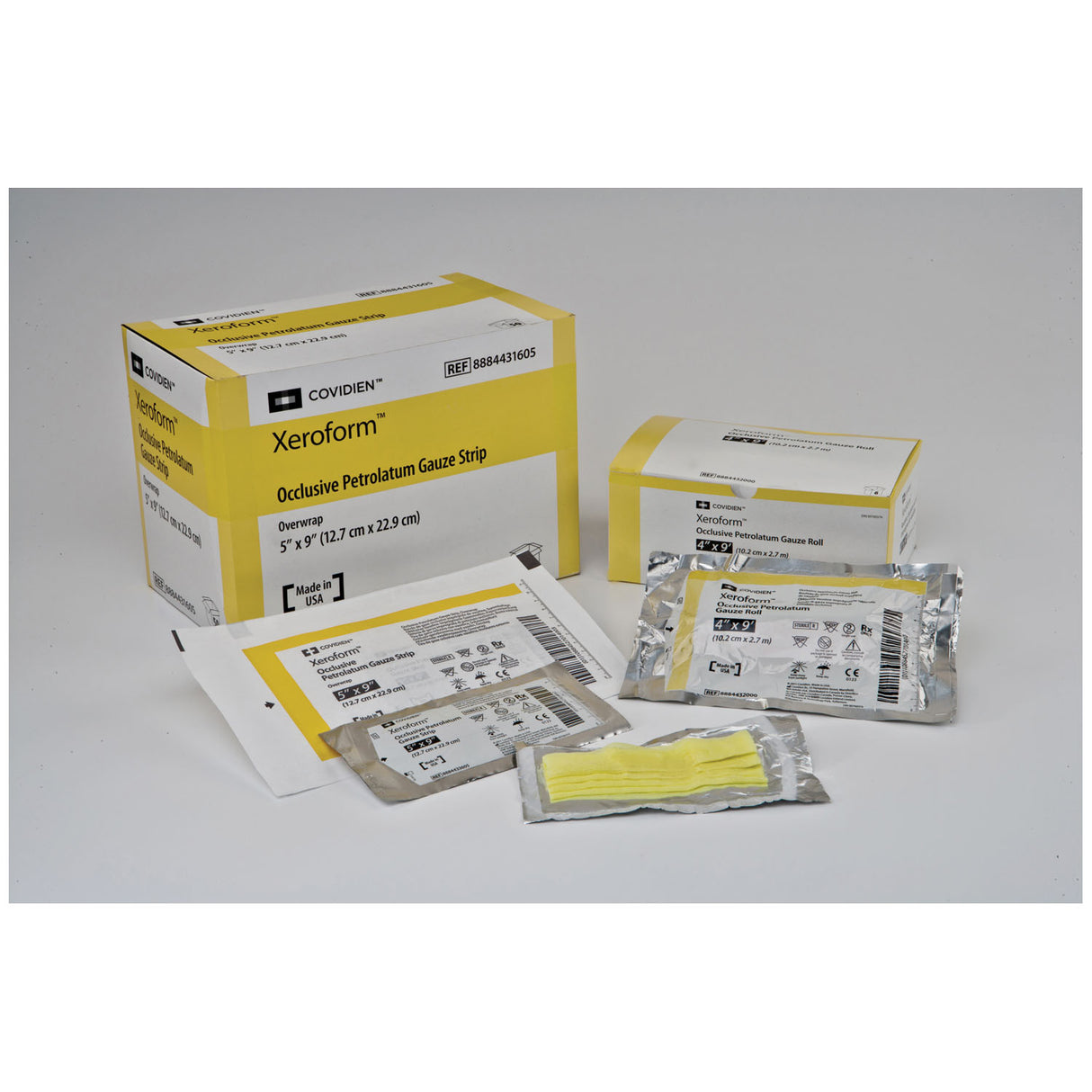 CARDINAL HEALTH XEROFORM PETROLATUM GAUZE DRESSING - 8884433301