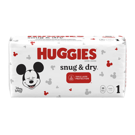 KIMBERLY-CLARK HUGGIES® SNUG & DRY DIAPERS - 51462
