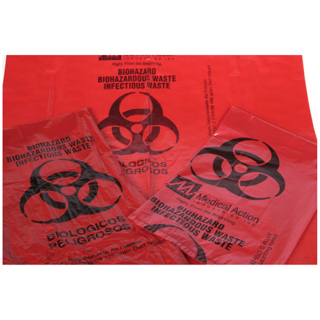 MEDEGEN BIOHAZARDOUS WASTE BAGS - 115H