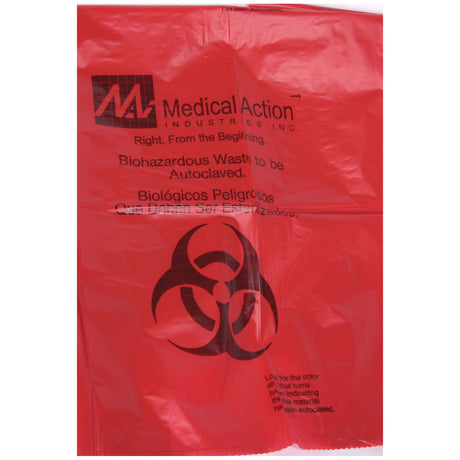 MEDEGEN AUTOCLAVABLE BIOHAZARD BAGS - 880