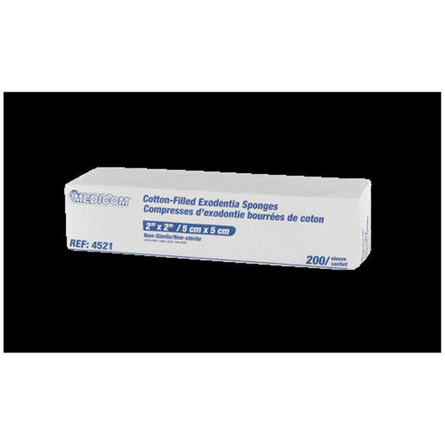 MEDICOM EXODONTIA COTTON-FILLED GAUZE - 4521