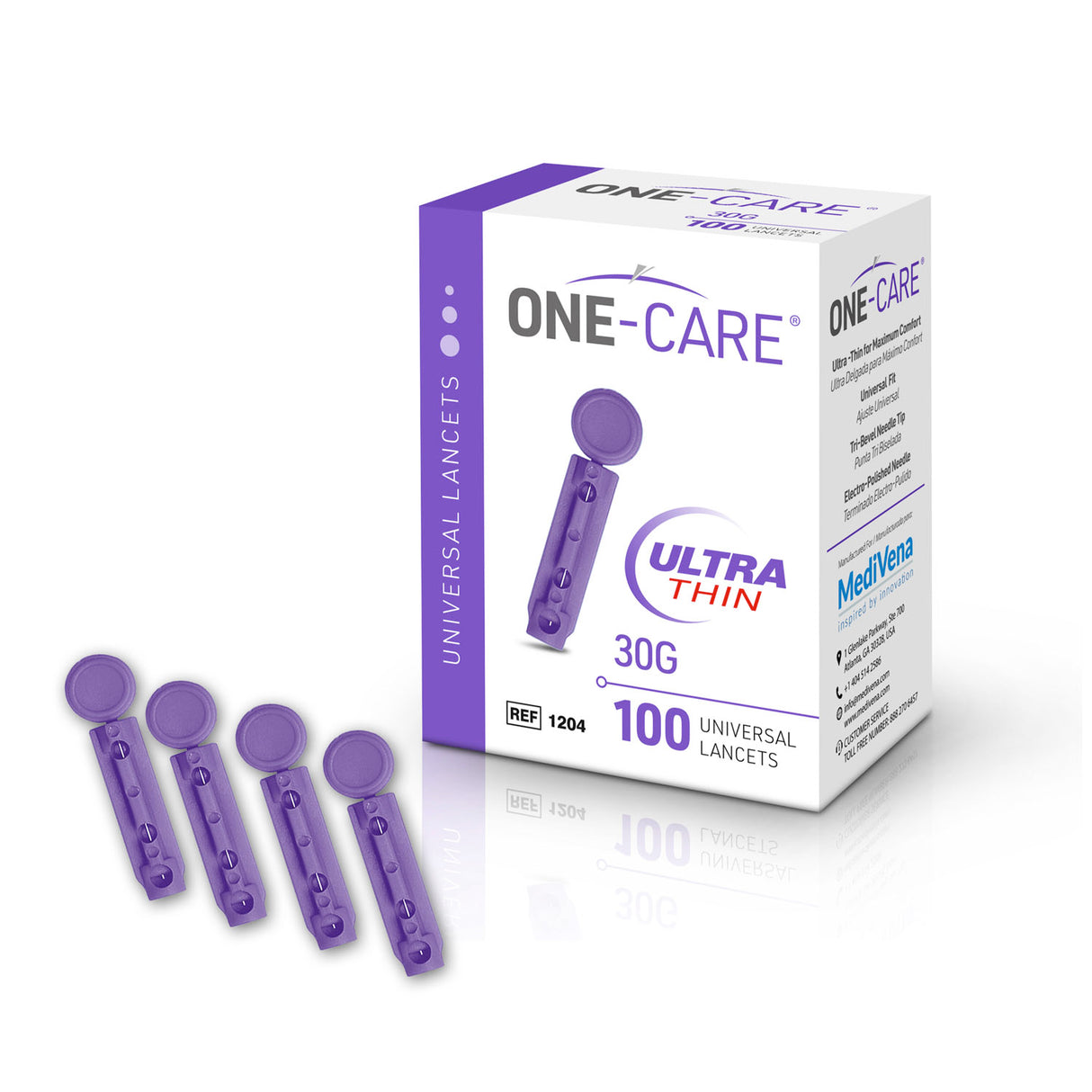 MEDIVENA ONE-CARE® UNIVERSAL BLOOD LANCETS - 1204