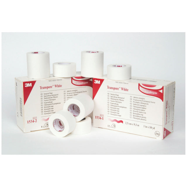 SOLVENTUM TRANSPORE™ WHITE DRESSING TAPE - 1534-2