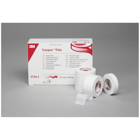 SOLVENTUM TRANSPORE™ WHITE DRESSING TAPE - 1534-1