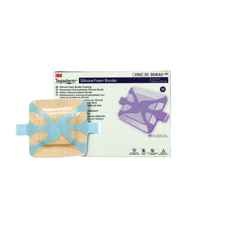 SOLVENTUM TEGADERM™ SILICONE FOAM BORDER DRESSING - 90640
