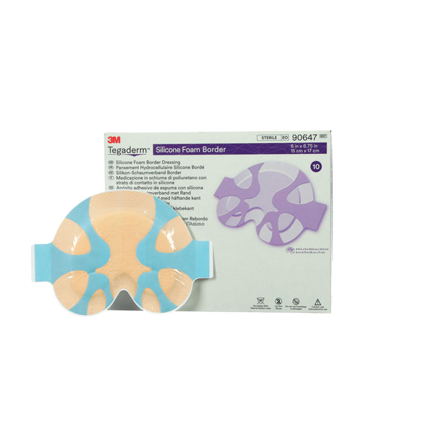 SOLVENTUM TEGADERM™ SILICONE FOAM BORDER DRESSING - 90647