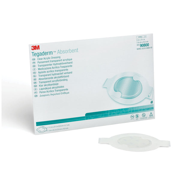 SOLVENTUM TEGADERM™ ABSORBENT CLEAR ACRYLIC DRESSINGS - 90800