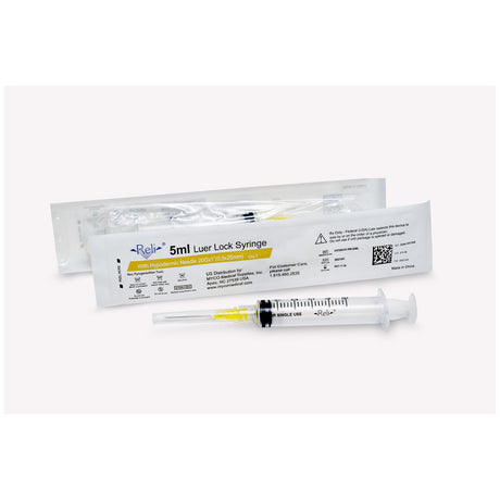 MYCO RELI® CONVENTIONAL HYPODERMIC NEEDLE W/SYRINGE - HYP20G101-RW-S5ML