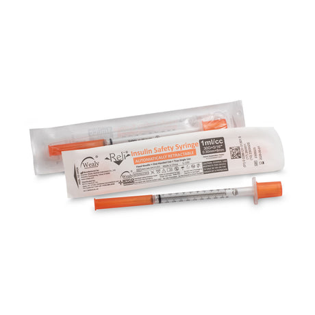 MYCO RELI® WEALY® SAFETY INSULIN SYRINGES - INSS1ML30G31251