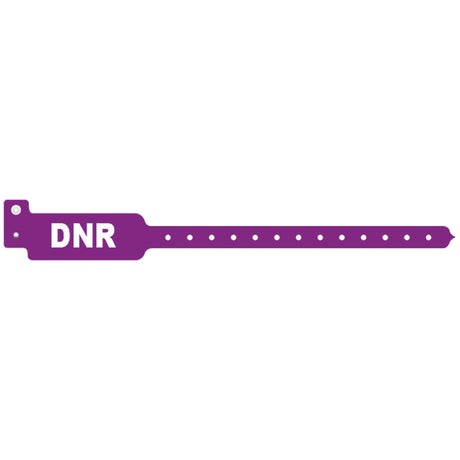 MEDICAL ID SOLUTIONS TRI-LAMINATE ALERT WRISTBANDS - 3107DNR