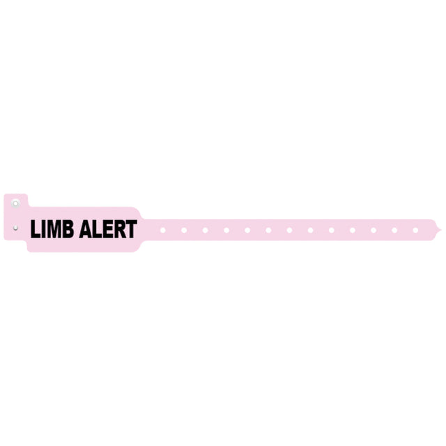 MEDICAL ID SOLUTIONS TRI-LAMINATE ALERT WRISTBANDS - 3109LA