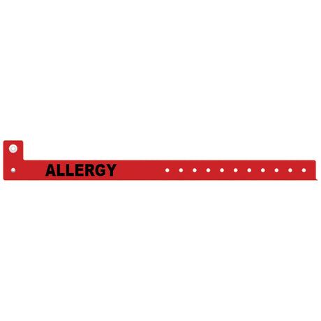 MEDICAL ID SOLUTIONS TRI-LAMINATE ALERT WRISTBANDS - 3304A