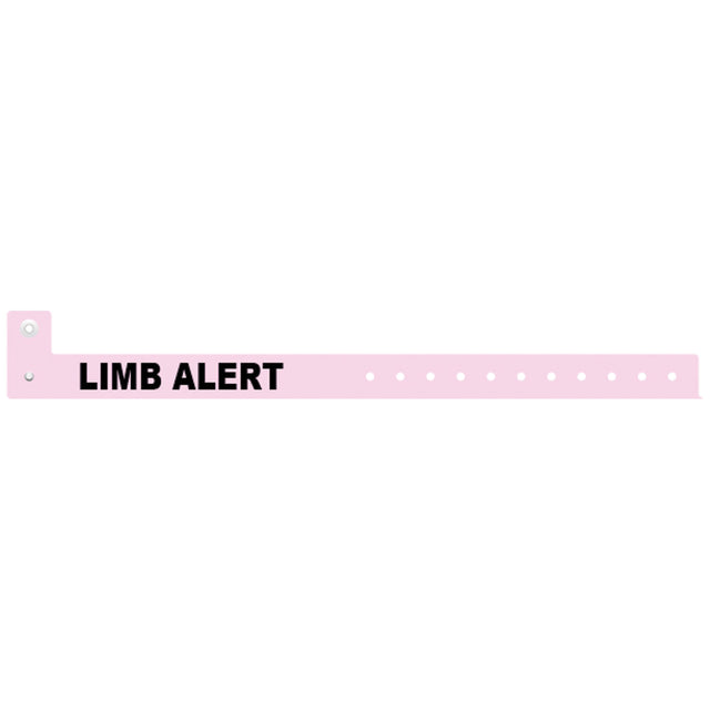 MEDICAL ID SOLUTIONS TRI-LAMINATE ALERT WRISTBANDS - 3309LA