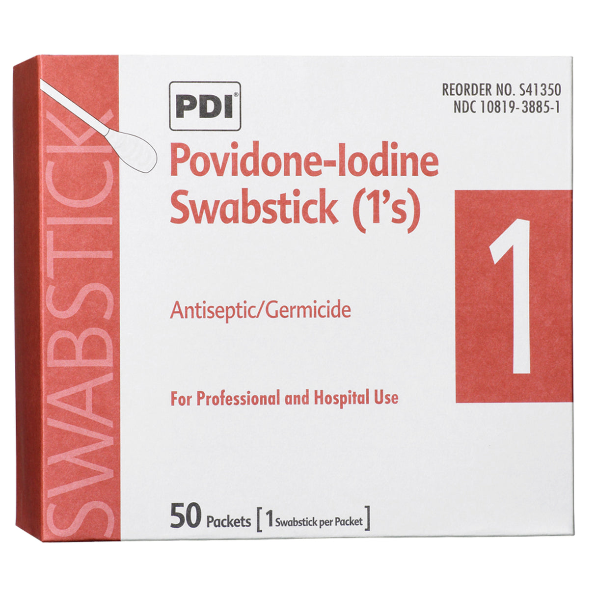 PDI PVP IODINE SWABSTICK - S41350