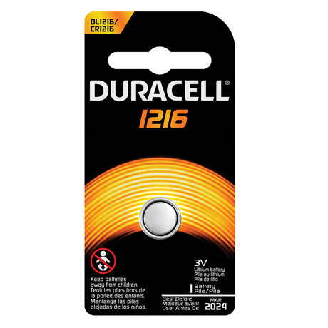 DURACELL® ELECTRONIC WATCH BATTERY - DL1216BPK