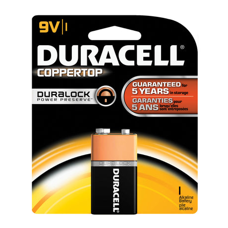 DURACELL® COPPERTOP® ALKALINE RETAIL BATTERY WITH DURALOCK POWER PRESERVE™ TECHNOLOGY - MN1604B1Z