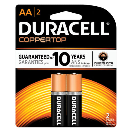 DURACELL® COPPERTOP® ALKALINE RETAIL BATTERY WITH DURALOCK POWER PRESERVE™ TECHNOLOGY - MN2400B4Z