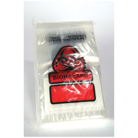 ASP GLOBAL BIOHAZARD RECLOSEABLE BAG - B100