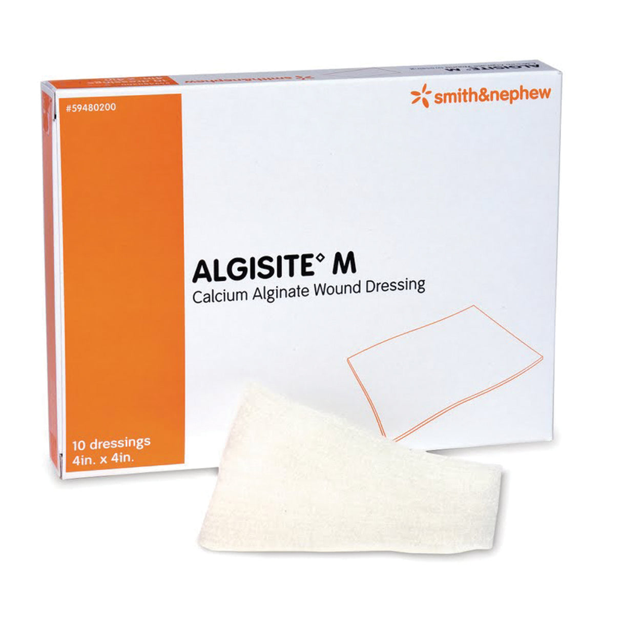 SMITH & NEPHEW ALGISITE™ M CALCIUM ALGINATE DRESSING - 59480200