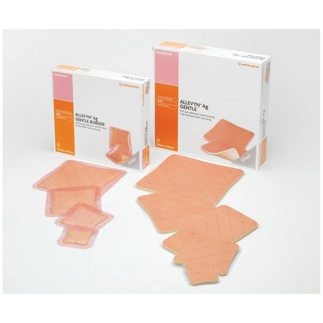 SMITH & NEPHEW ALLEVYN™ AG GENTLE BORDER ADHESIVE DRESSINGS - 66800453