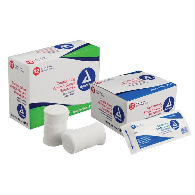 DYNAREX STRETCH GAUZE BANDAGES - 3102