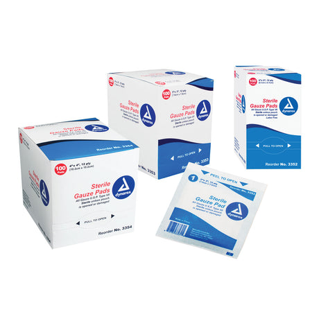 DYNAREX GAUZE PADS - 3354