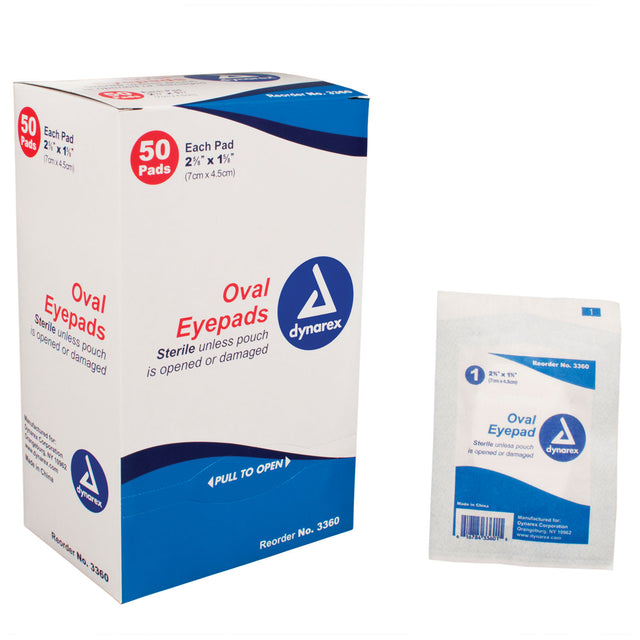 DYNAREX OVAL EYE PADS - 3360