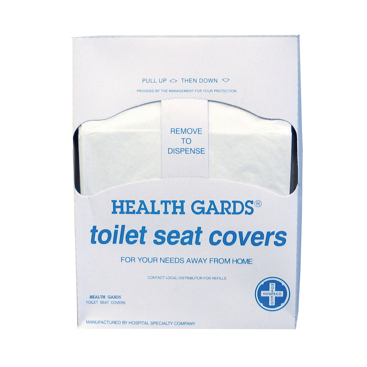 HOSPECO HEALTH GARDS® TOILET SEAT COVERS - HG-QTR-5M