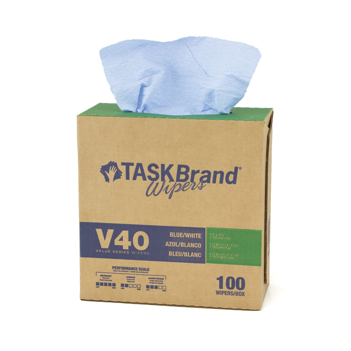 HOSPECO TASKBRAND® VALUE SERIES WIPES - DRC - N-V040IDB