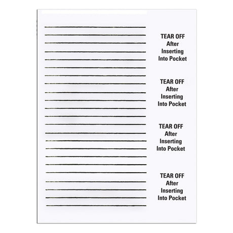 PRECISION DYNAMICS INSERT CARDS - 8610-03-PDA