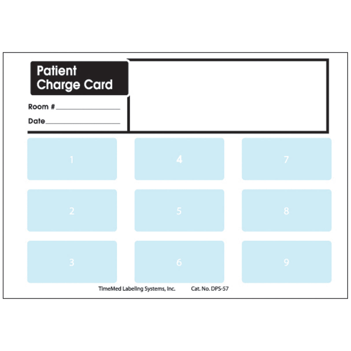 TIMEMED COMPUTER LABELING SYSTEMS FOR PATIENT CHARGING - DPS-57