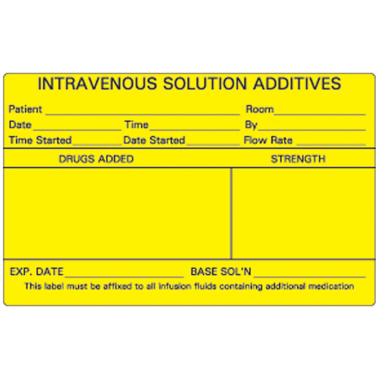 TIMEMED PATIENT CHART PRE-CUT LABELS - N-260