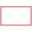 TIMEMED RED BORDER TAPE LABELS - RB-501