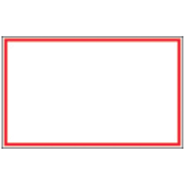 TIMEMED RED BORDER TAPE LABELS - RB-501