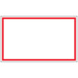 TIMEMED RED BORDER TAPE LABELS - RB-5112