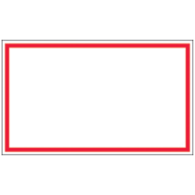 TIMEMED RED BORDER TAPE LABELS - RB-5112